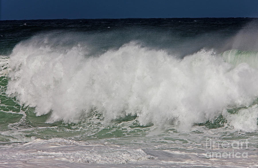 Hermanus Surf, South Africa, Indian Photograph by Gerard Lacz