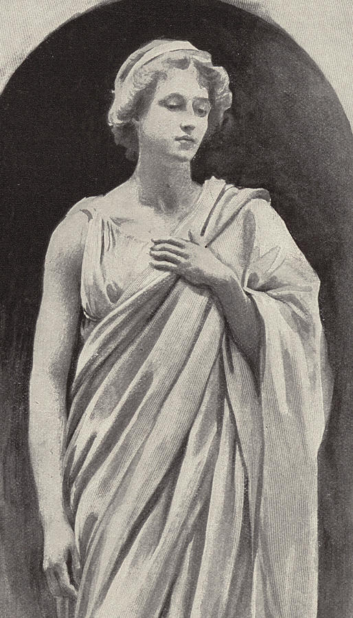Greek Painting - Hermione by Harold Copping
