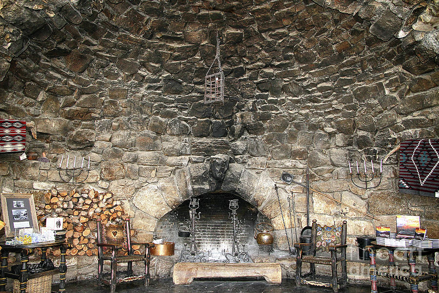 Hermits Rest Fireplace Photograph by Teresa Zieba