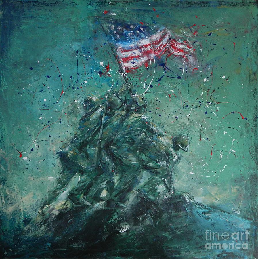 Heroes of Freedom Painting by Dan Campbell