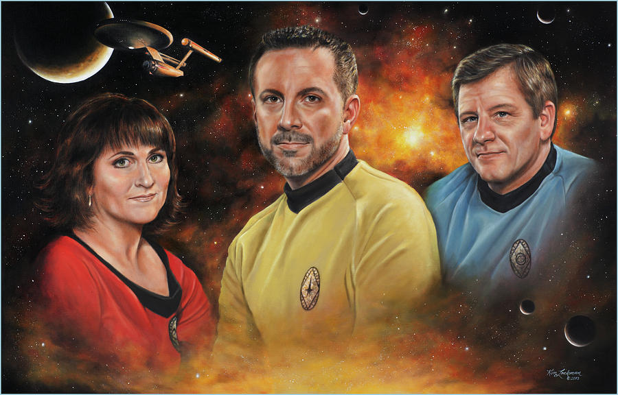 Heroes of the Farragut Painting by Kim Lockman