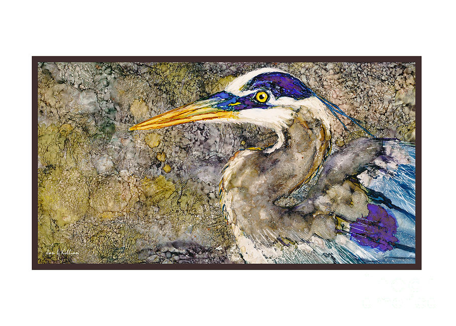 Heron Painting by Jan Killian