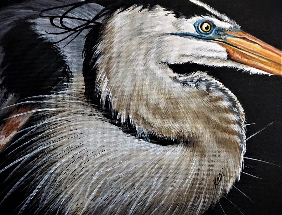 Heron by Katie McConnachie Heron by Katie McConnachie
