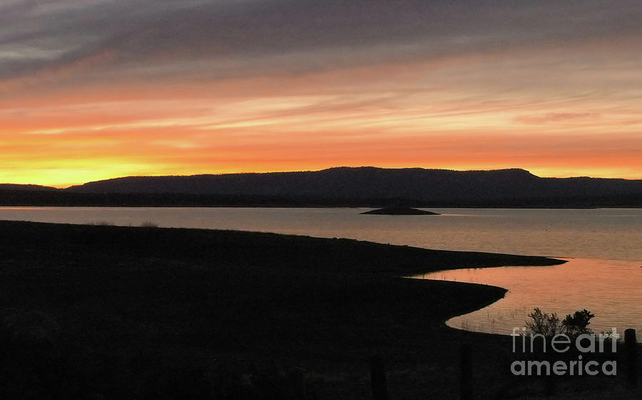 Heron Lake Sunset Photograph by Tim Richards