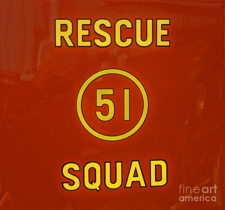 Rescue 51 Photograph - Heros of the 70s by Tommy Anderson