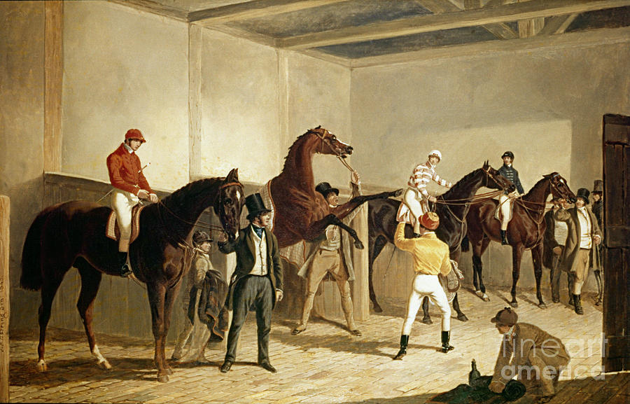 Herring, Racing, 1845 Painting by John Herring