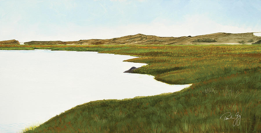 Herring River Painting by Paul Gaj