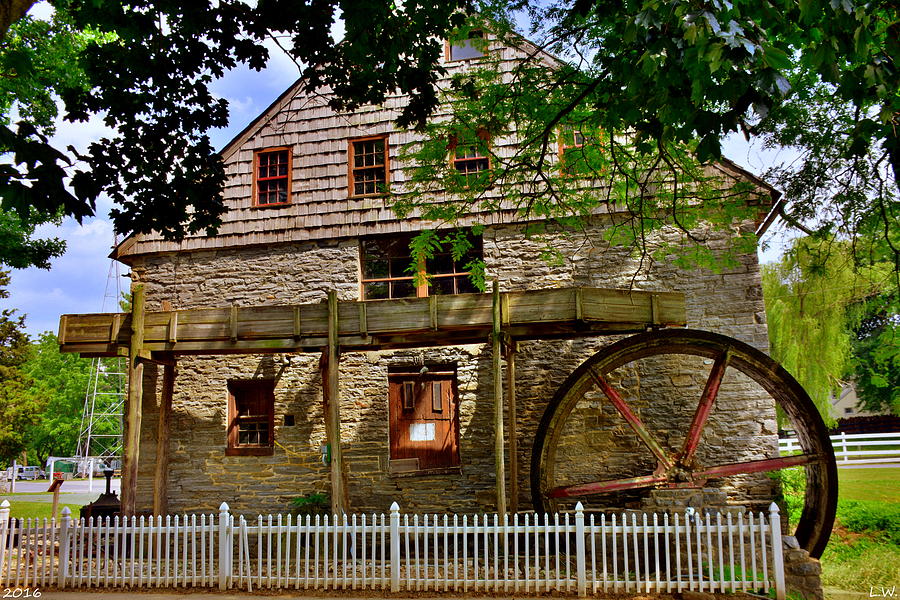 Herrs Grist Mill Photograph by Lisa Wooten