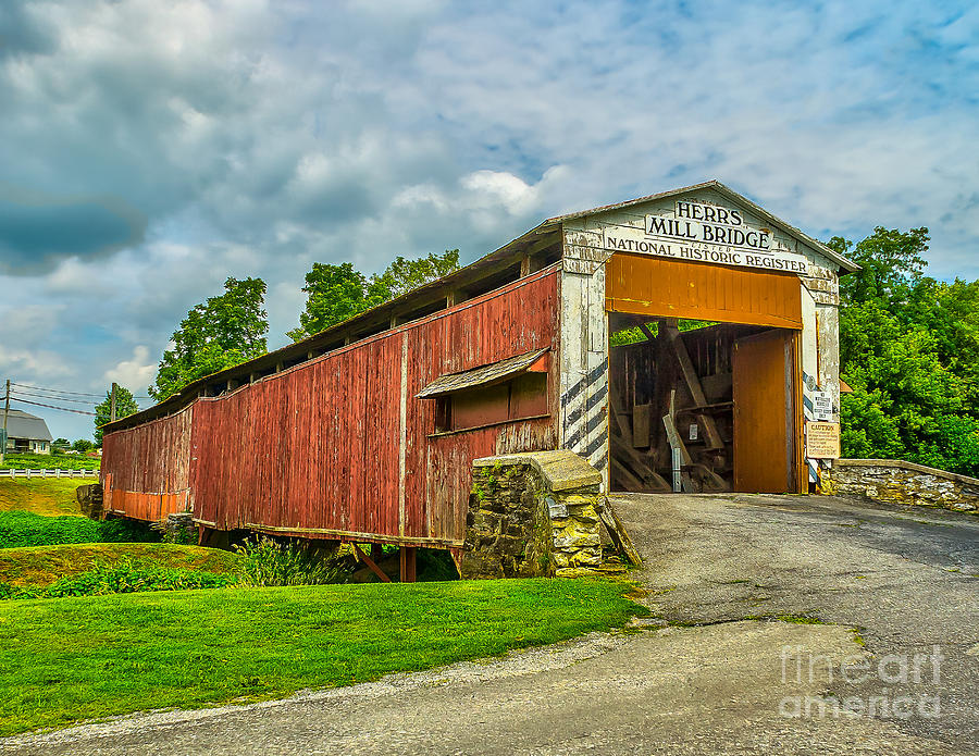 Herrs Mill Bridge - Pa Photograph by Nick Zelinsky Jr