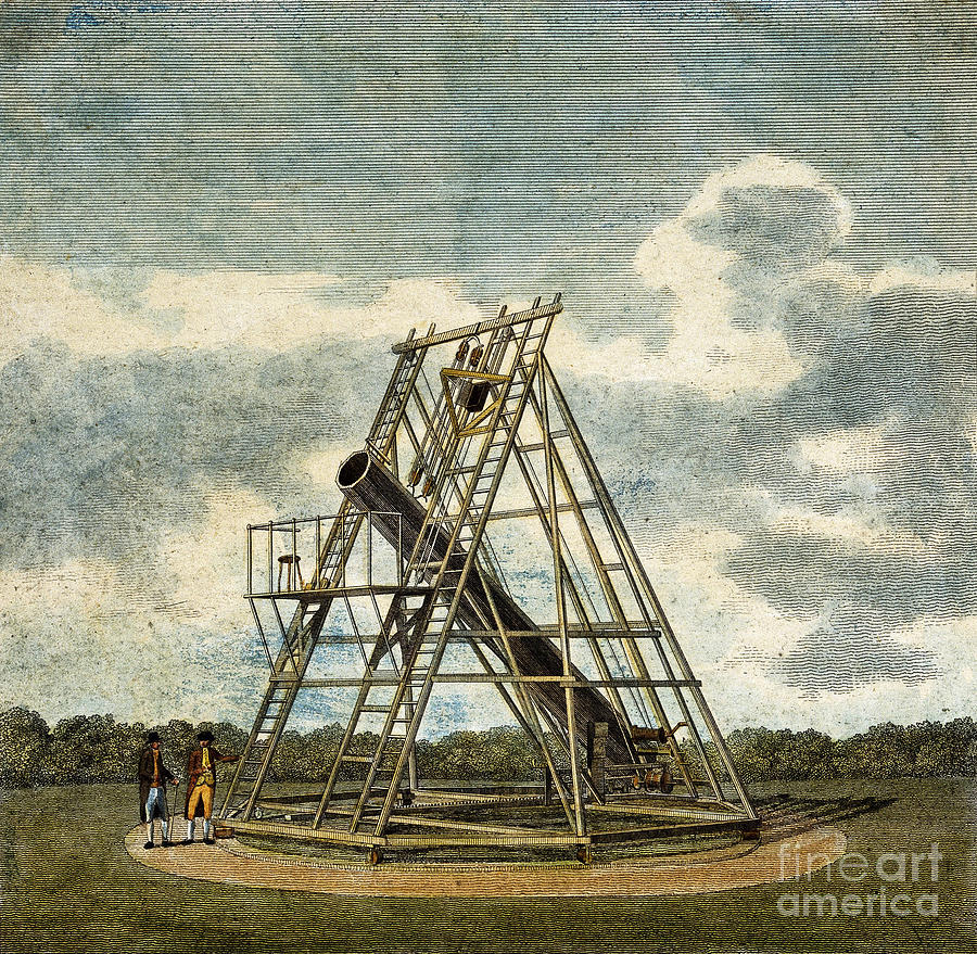 Herschels 20-foot Telescope, 18th Photograph by Wellcome Images
