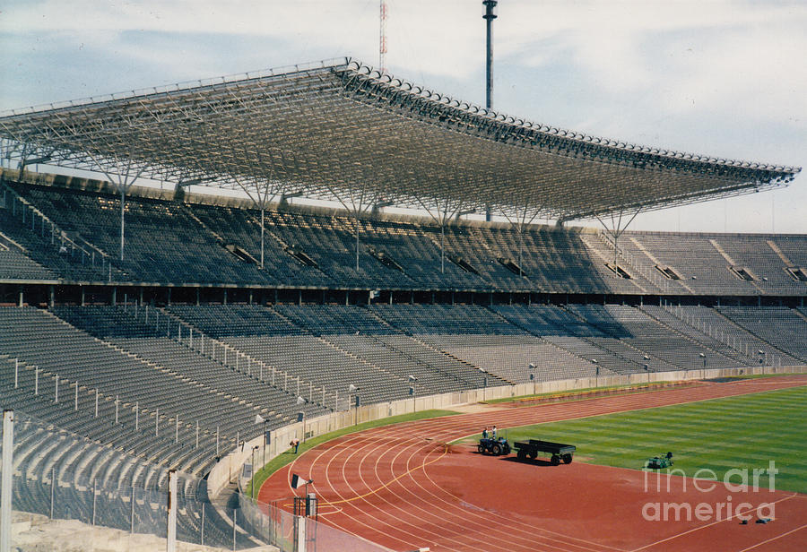 Hertha Berlin - Berlin Olympic  Stadium - North Side Stand - May 2000 Photograph by Legendary Football Grounds