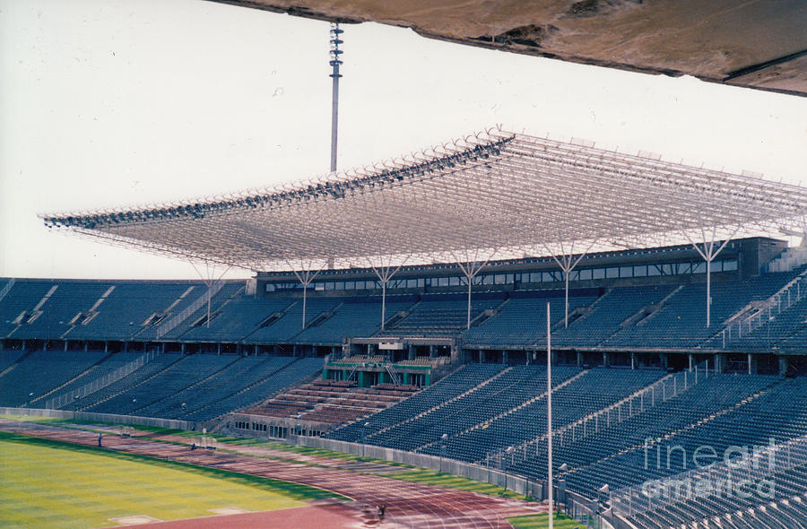 Hertha Berlin - Berlin Olympic  Stadium - South Side Stand - May 2000 Photograph by Legendary Football Grounds