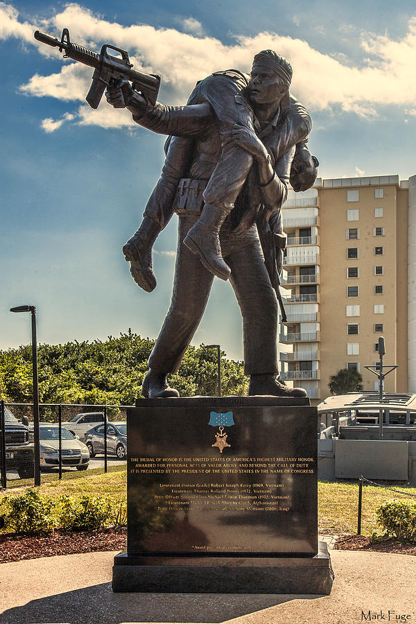 He S My Brother U S Navy Seal Metal Of Honor Memorial Photograph By Mark Fuge Fine Art America