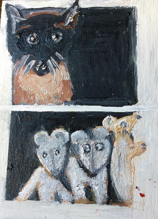 Animal Painting - Nieghbor                                   by John Russo