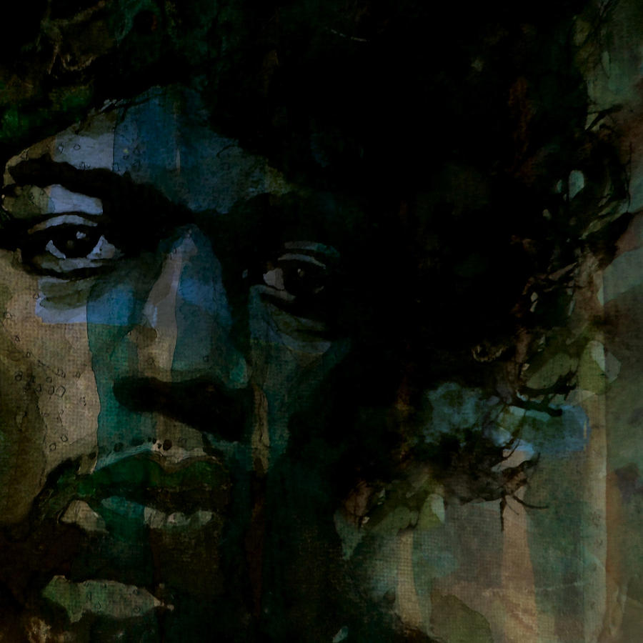 Jimi Hendrix Painting - Hey Joe Retro by Paul Lovering