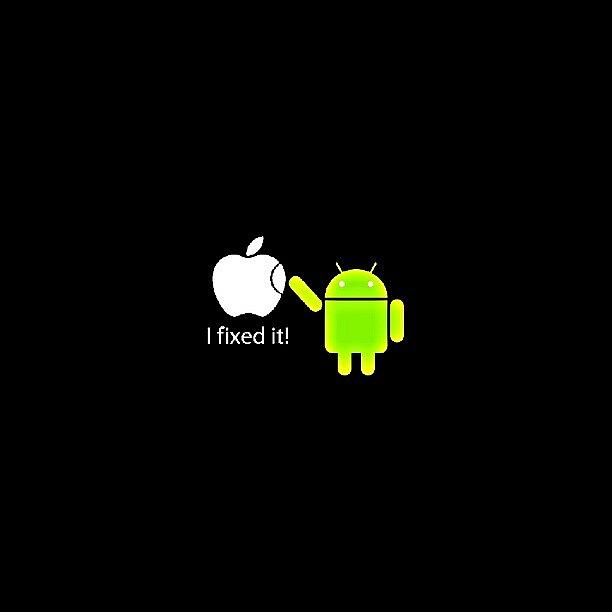Apple Photograph - Hey Look I Fixed It! #apple #android by Aryeh D