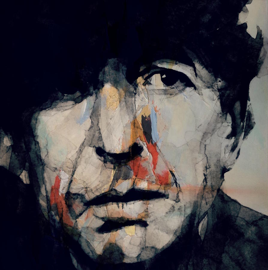 Hey Thats No Way To Say Goodbye - Leonard Cohen Painting by Paul Lovering
