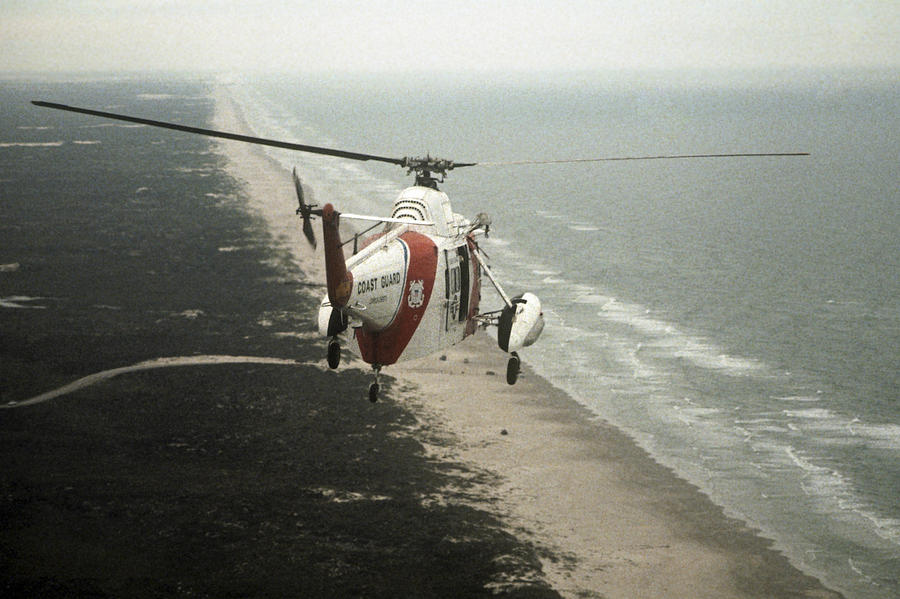 HH-52A Beach Patrol Photograph by Steven Sparks
