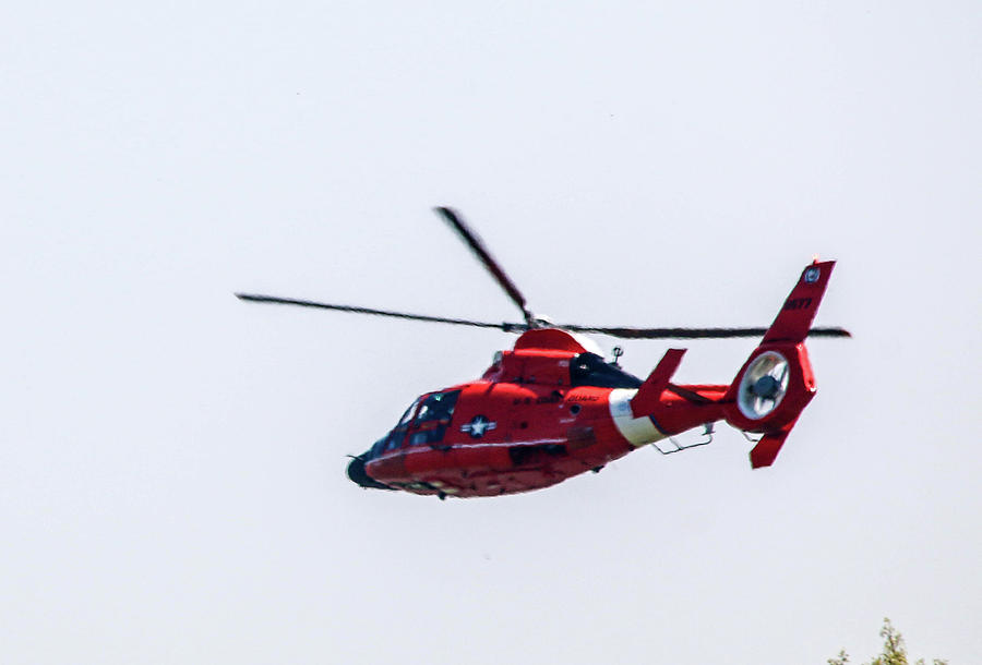 HH 65A Dolphin U S Coast Guard Photograph by Bill Rogers - Pixels