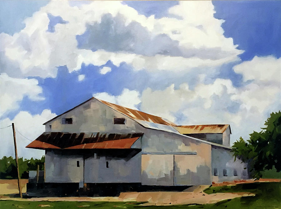 Grain Shed Painting by Chris Gholson