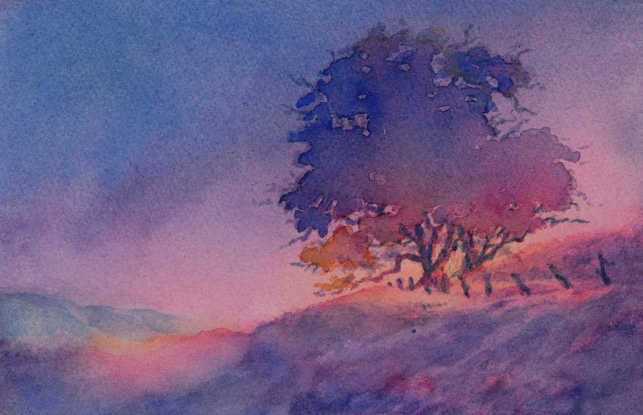 Sunset Painting - Hill Country Exploration No 4 by Virgil Carter