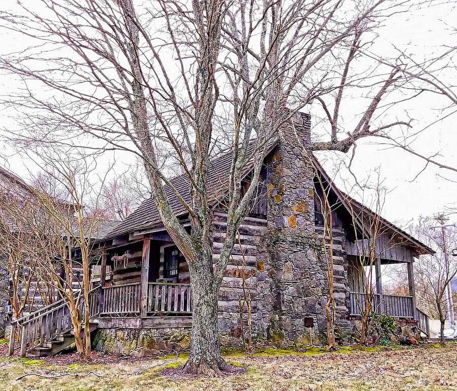 Hiawassee Log Cabin Photograph by Joe Duket