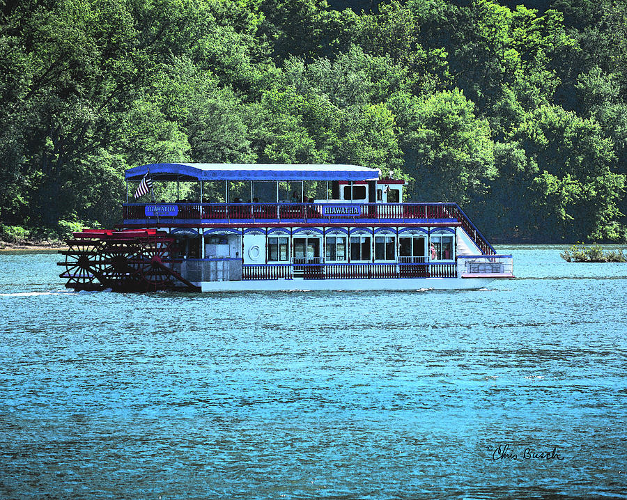 Hiawatha River Boat by Chris Busch Hiawatha River Boat by Chris Busch
