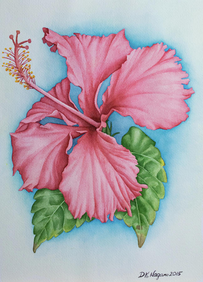 Hibiscus Dream Painting by DK Nagano