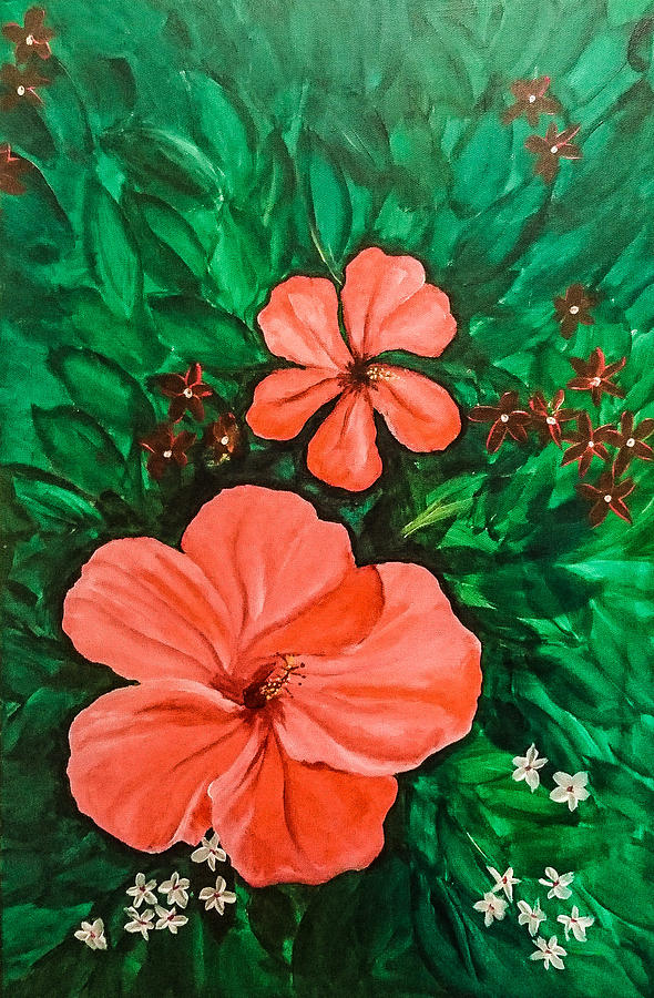 Hibiscus  Painting by Faashie Sha