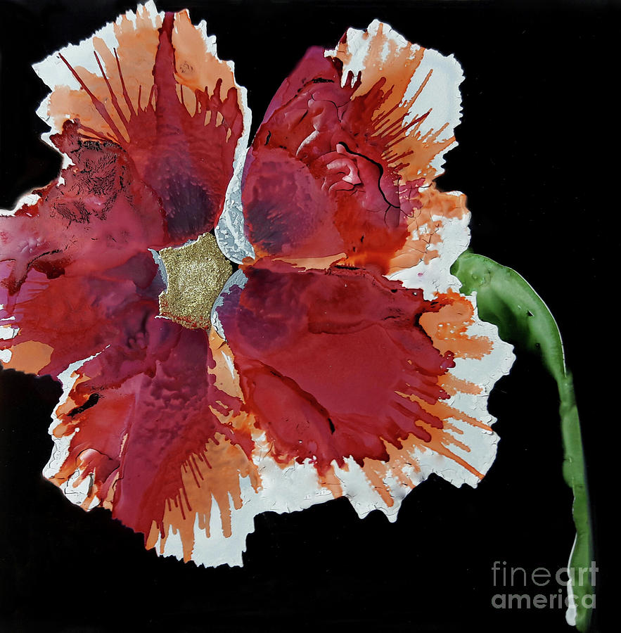 Hibiscus Flower Painting by Terri Mills