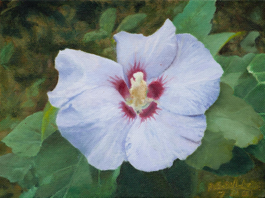 Hibiscus Painting by Joshua Martin