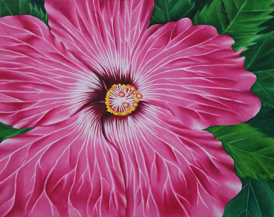 Hibiscus Painting By Reginald Coleman Fine Art America