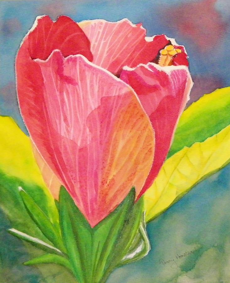Hibiscus Painting by Terry Honstead