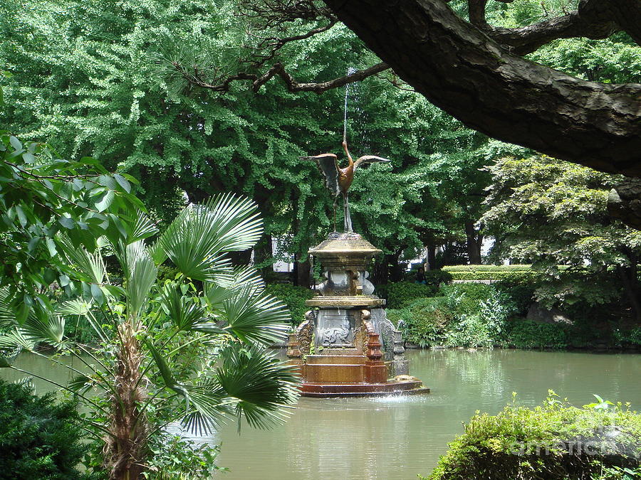 Hibiya Park Fountain Tokyo Photograph by Yvonne Johnstone