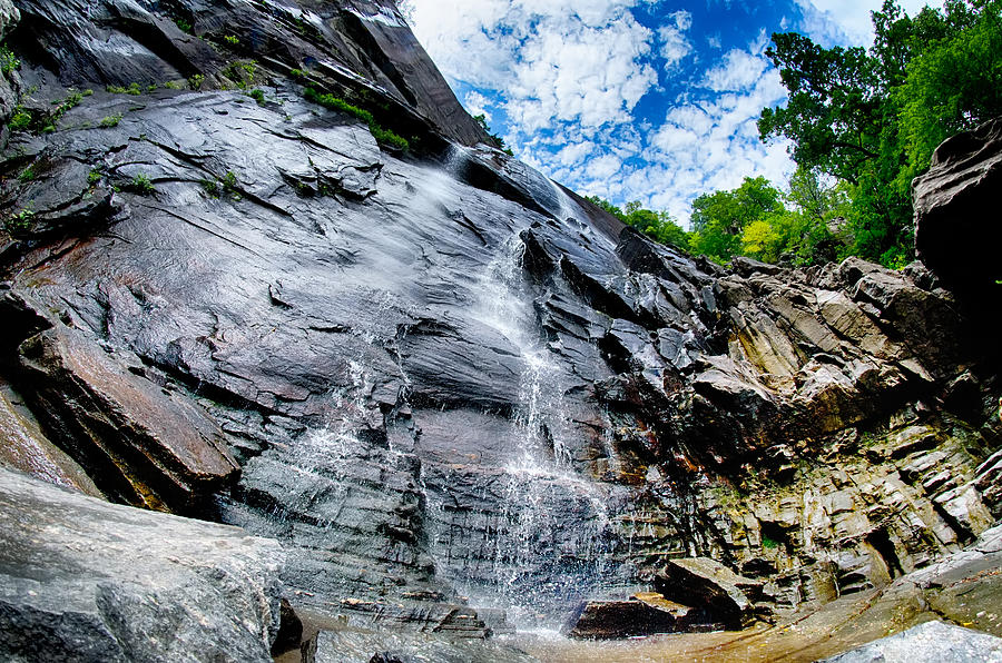 Hickory Nut Falls In Chimney Rock State Park North Carolina Unit