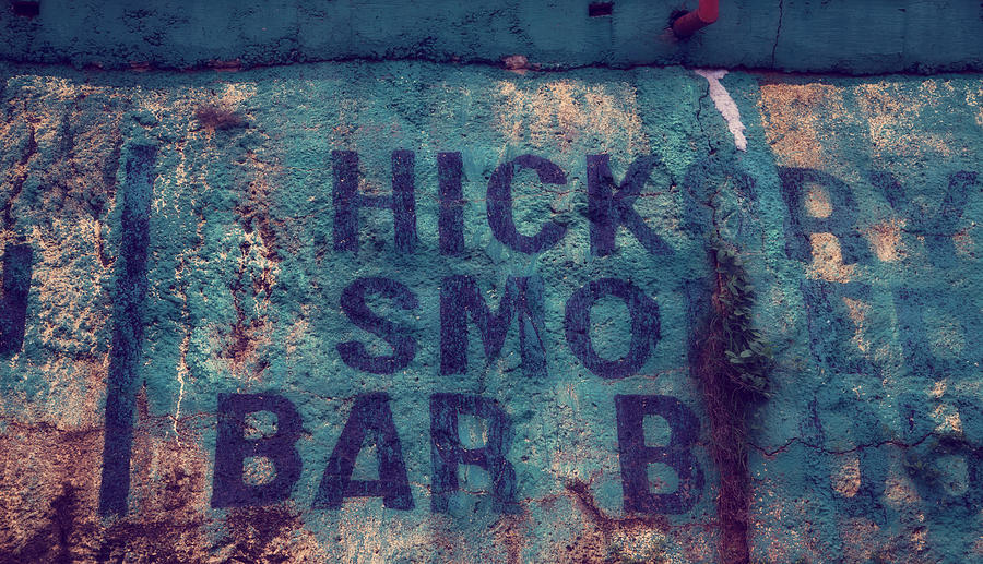 Americana Photograph - Hickory Smoked Bar B Que by Toni Hopper