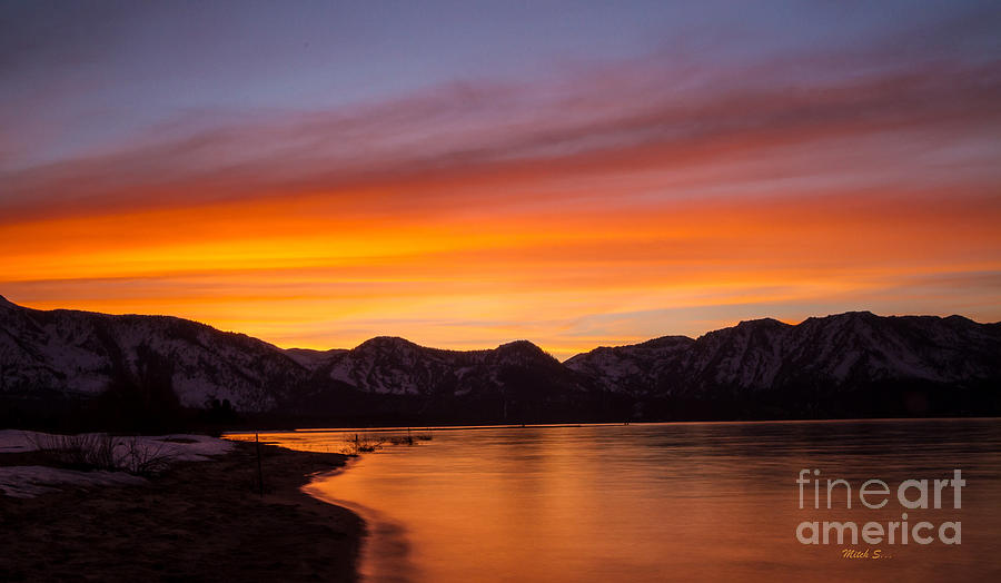 Hidden Beach Sunset Photograph by Mitch Shindelbower