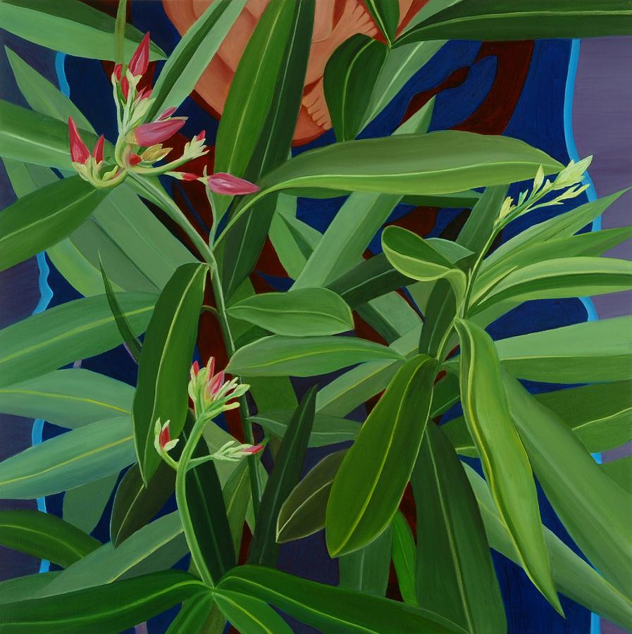 Floral Painting - Hidden Behind by Sunhee Kim Jung Floral Painting - Hidden Behind by Sunhee Kim Jung
