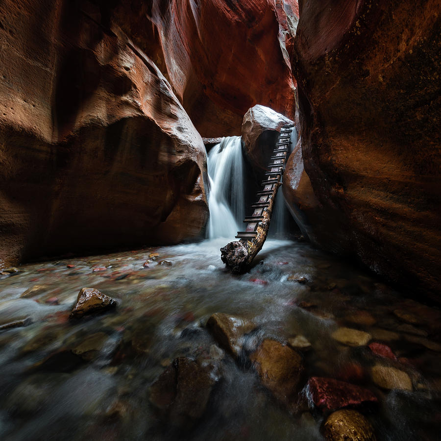 Hidden Canyon 2 Photograph by Larry Marshall