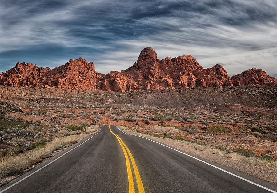 Las Vegas Photograph - Hidden Driveway Ahead by Robert Fawcett