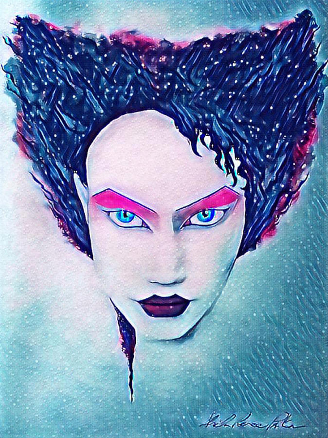 Women Painting - Hidden Heidi by Sheila Renee Parker Women Painting - Hidden Heidi by Sheila Renee Parker