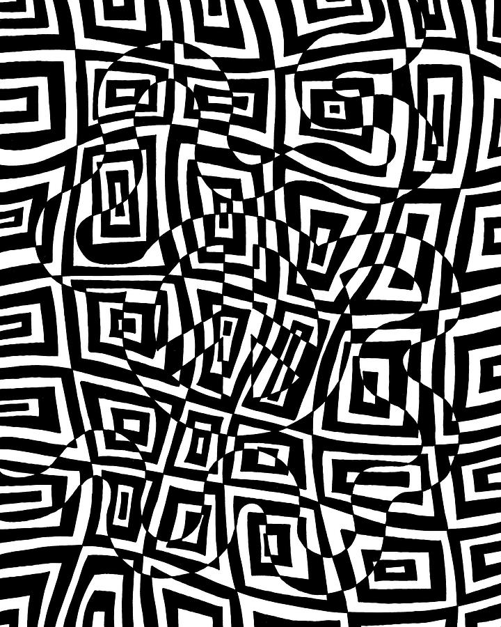  Hidden Image #2 Drawing by A Mad Doodler