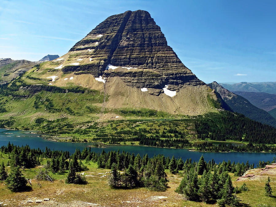 Glacier National Park Photograph -  Hidden Lake Scene by Sally Weigand