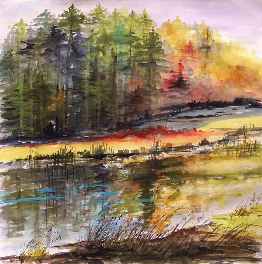 Hidden Meadow Painting by John Williams