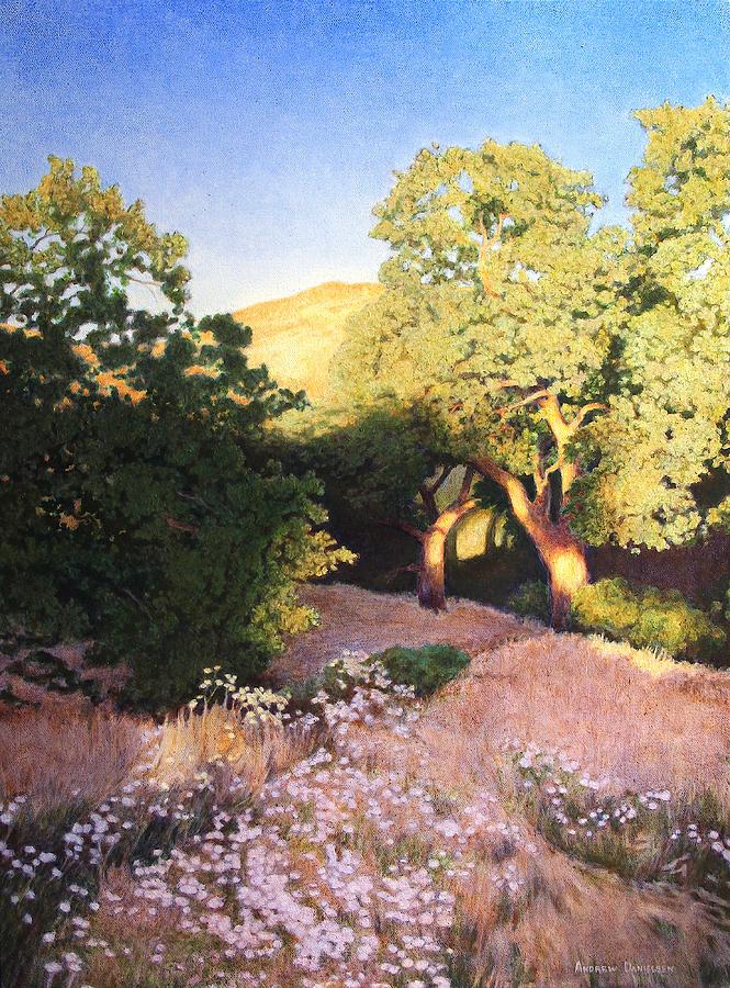 Hidden Oaks Painting by Andrew Danielsen