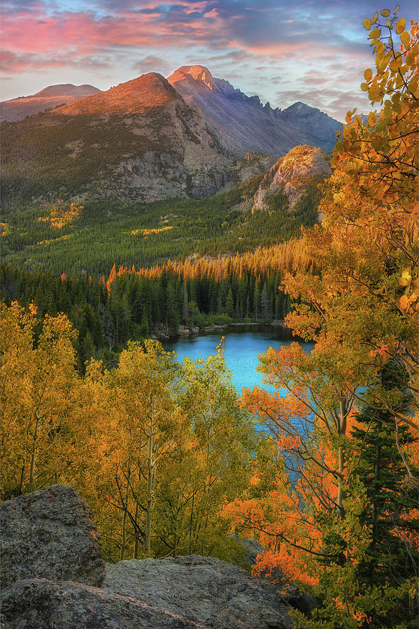 Hidden Overlook - Bear Lake Colorado By Thomas Schoeller Photograph by ...