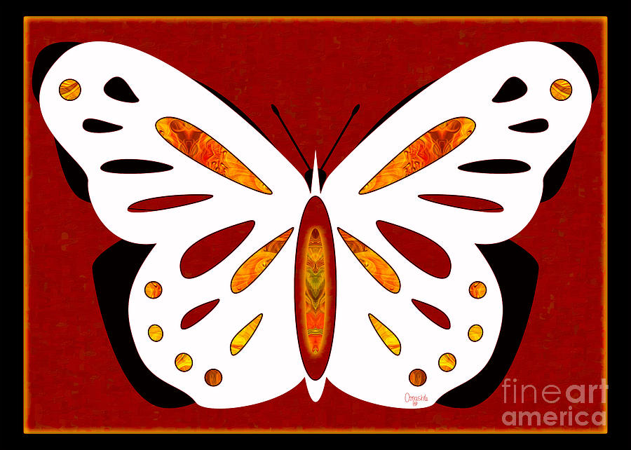 Hidden Possibilities And Abstract Butterflies by Omashte Digital Art by Omaste Witkowski
