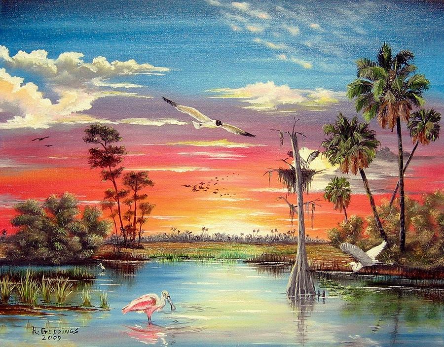 Image result for paintings of sunsets