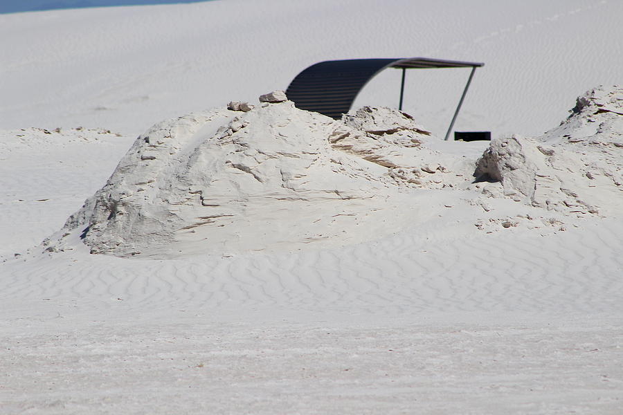 Hidden Shelter in White Sands Photograph by Colleen Cornelius