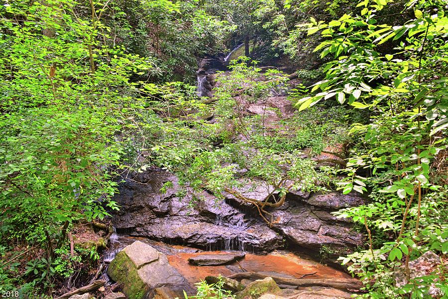 Hidden Waterfall At Stumphouse Tunnel Oconee County South Carolina  Photograph by Lisa Wooten